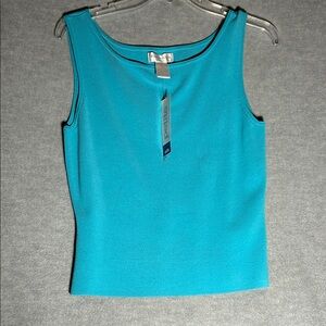 WORTHINGTON Springtime Summer Sleeveless Alone Layering Wardrobe Staple Petite